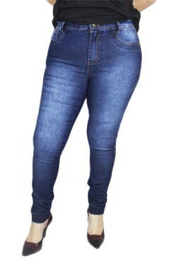 Calça Jeans Skinny do 38 ao 48 Via Laurence 