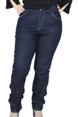 Calça Jeans Feminina Alta do 40 ao 46 Muito Mais