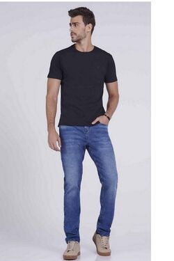 Calça Jeans Masculina Slim Fit  - 44723
