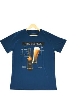 Camiseta Masculina Plus Problemas - 44971